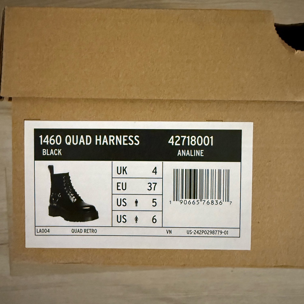 Dr. Martens 1460 Quad Harness Boots Size 6 - Picture 6 of 8